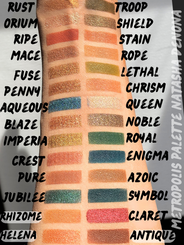 metropolis limited edition palette eyeshadow natasha denona