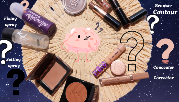 mac fixing spray urban decay spray bronzer Ysl contour powder concealer corrector