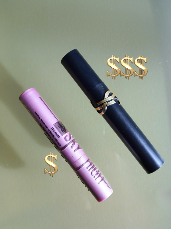 Ysl lash clash brown mascara dupe maybelline high sky mascara true brown